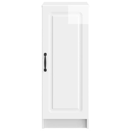 vidaXL Sideboard High Gloss White 33 x 34.5 x 87 cm Engineered Wood 6
