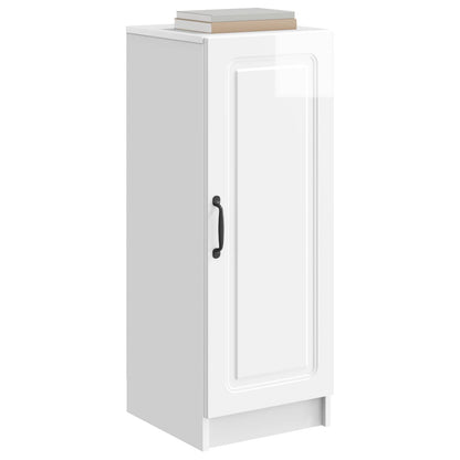 vidaXL Sideboard High Gloss White 33 x 34.5 x 87 cm Engineered Wood 3