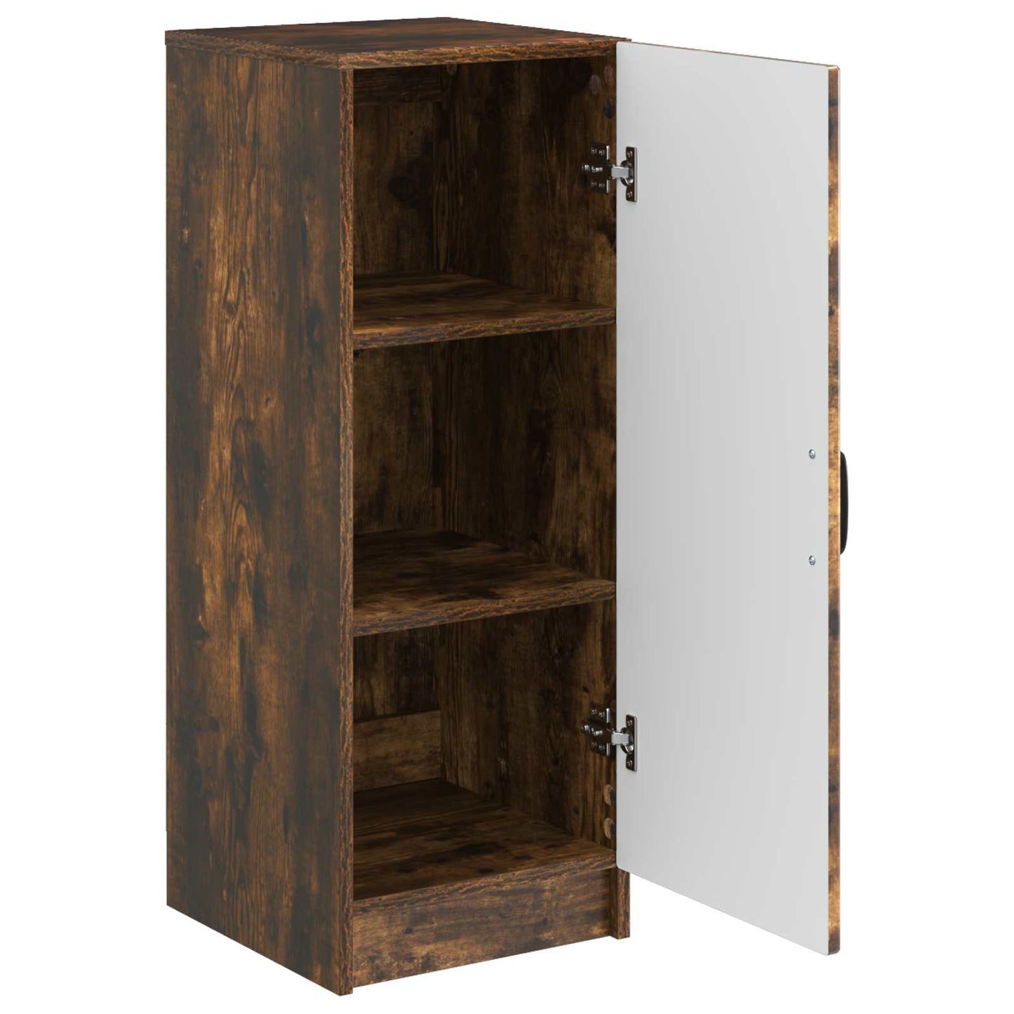 vidaXL Sideboard Smoked Oak 33 x 34.5 x 87 cm Engineered Wood 5