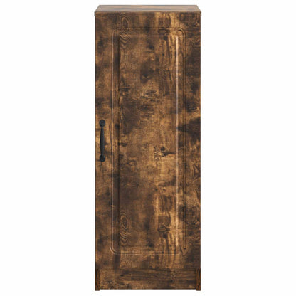vidaXL Sideboard Smoked Oak 33 x 34.5 x 87 cm Engineered Wood 6