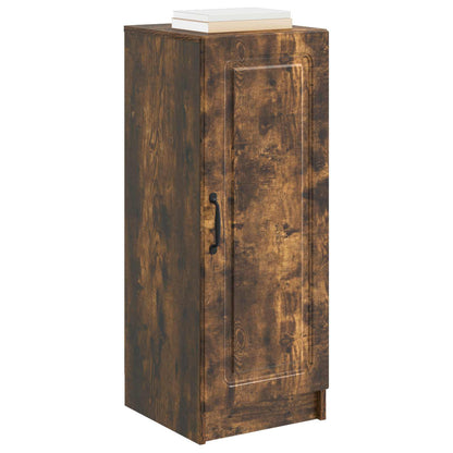 vidaXL Sideboard Smoked Oak 33 x 34.5 x 87 cm Engineered Wood 3