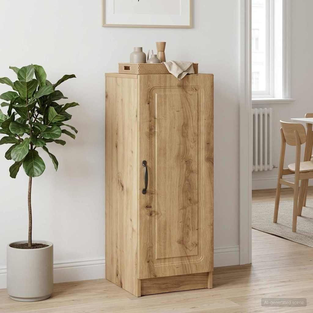 vidaXL Sideboard Artisan Oak 33 x 34.5 x 87 cm Engineered Wood 1