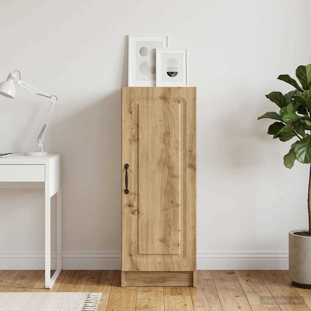 vidaXL Sideboard Artisan Oak 33 x 34.5 x 87 cm Engineered Wood 4