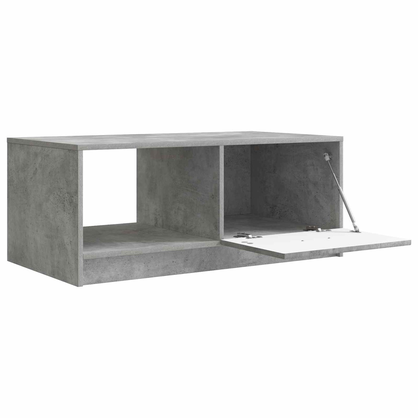 vidaXL Coffee Table Concrete Grey 90 x 50 x 37 cm Engineered Wood 4