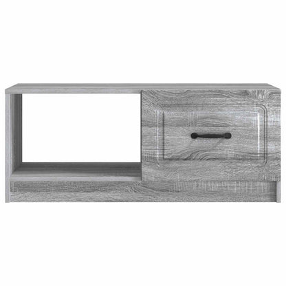 vidaXL Coffee Table Grey Sonoma 90 x 50 x 37 cm Engineered Wood 5