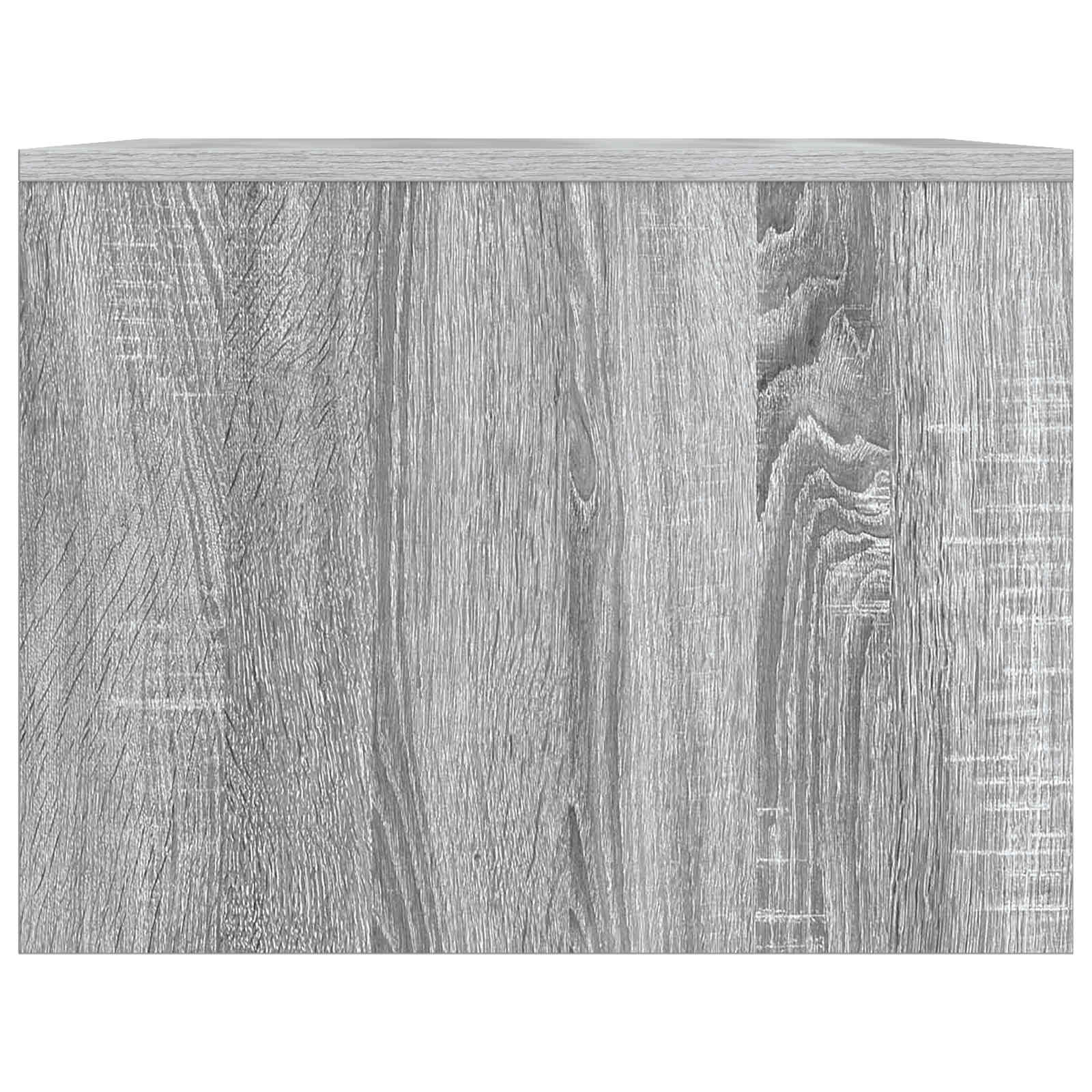 vidaXL Coffee Table Grey Sonoma 90 x 50 x 37 cm Engineered Wood 6
