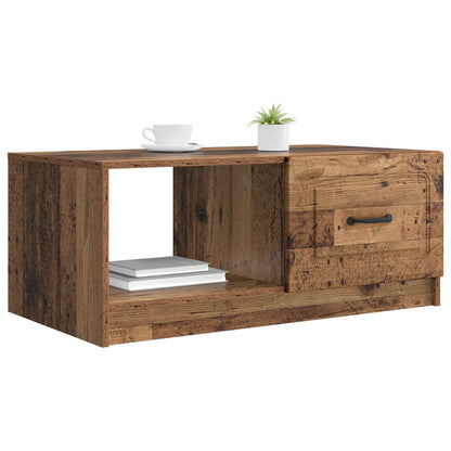 vidaXL Coffee Table Old Wood 90 x 50 x 37 cm Engineered Wood 3