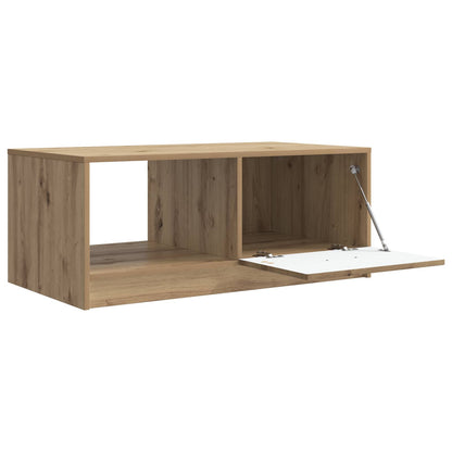 vidaXL Coffee Table Artisan Oak 90 x 50 x 37 cm Engineered Wood 4