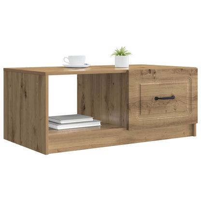 vidaXL Coffee Table Artisan Oak 90 x 50 x 37 cm Engineered Wood 3