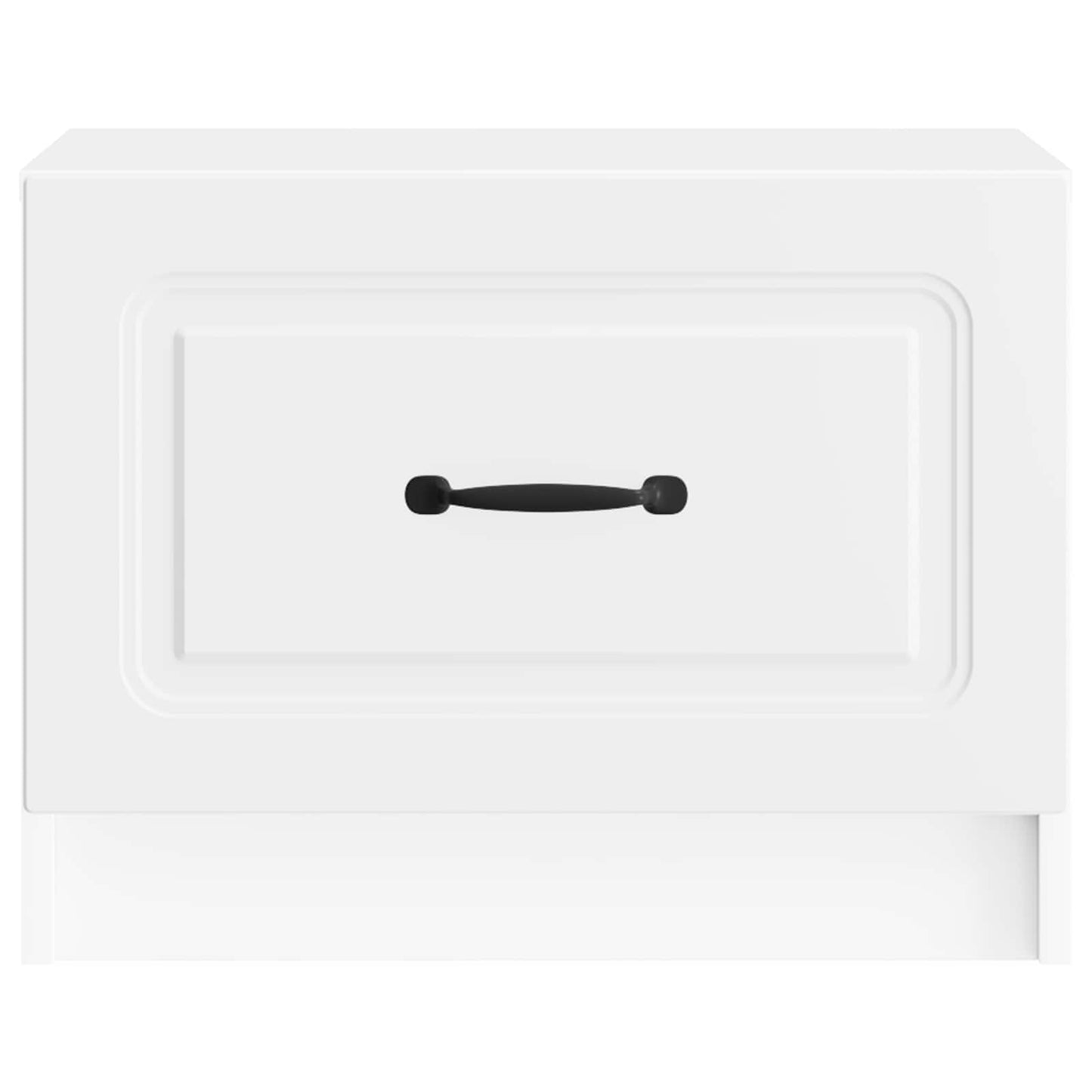 vidaXL Coffee Table with Drawer White 49 x 50 x 37 cm Engineered Wood 5