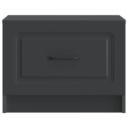 vidaXL Coffee Table Black 49 x 50 x 37 cm Engineered Wood 5