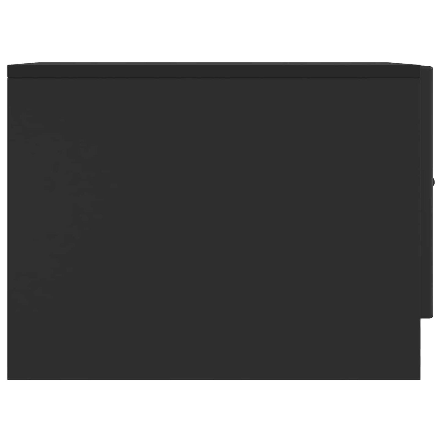 vidaXL Coffee Table Black 49 x 50 x 37 cm Engineered Wood 6
