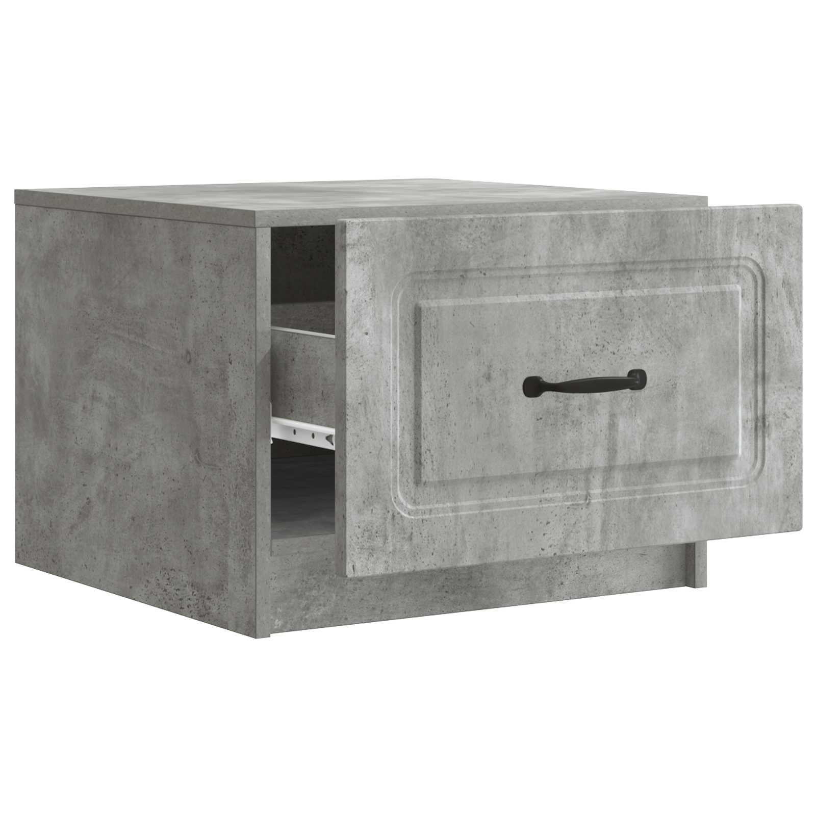 vidaXL Coffee Table Concrete Grey 49 x 50 x 37 cm Engineered Wood 4
