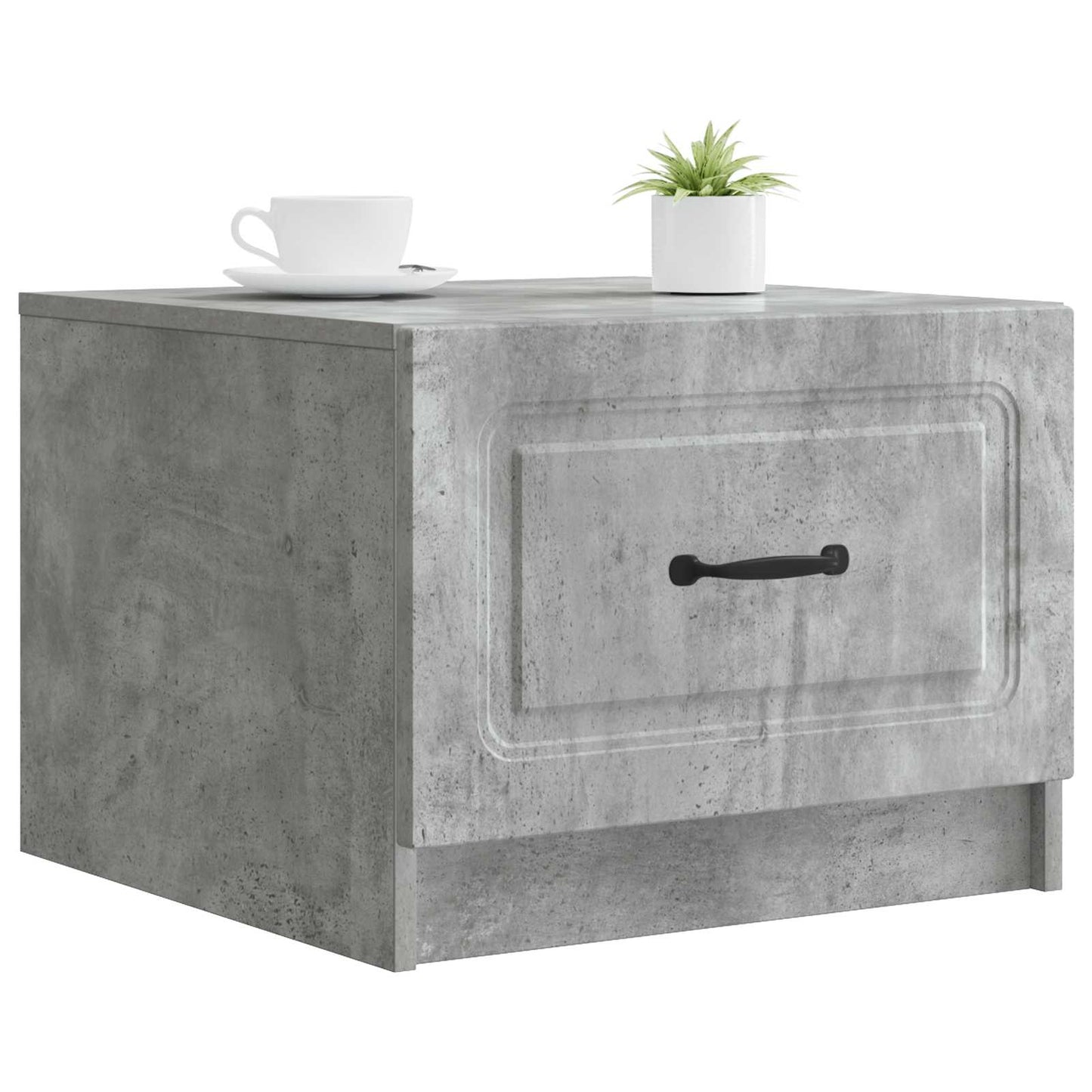 vidaXL Coffee Table Concrete Grey 49 x 50 x 37 cm Engineered Wood 3