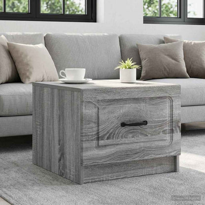 vidaXL Coffee Table Grey Sonoma 49 x 50 x 37 cm Engineered Wood 1