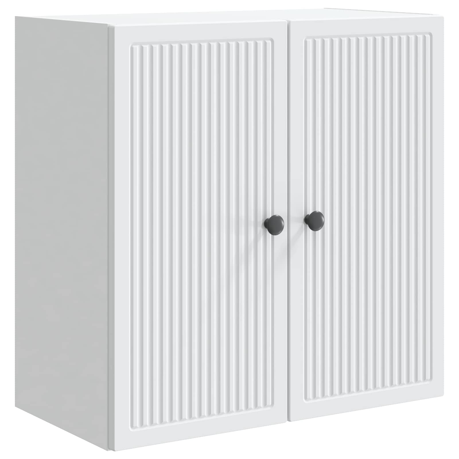 vidaXL Wall-Mounted Cabinet White 59 x 31 x 60 cm Engineered Wood 2