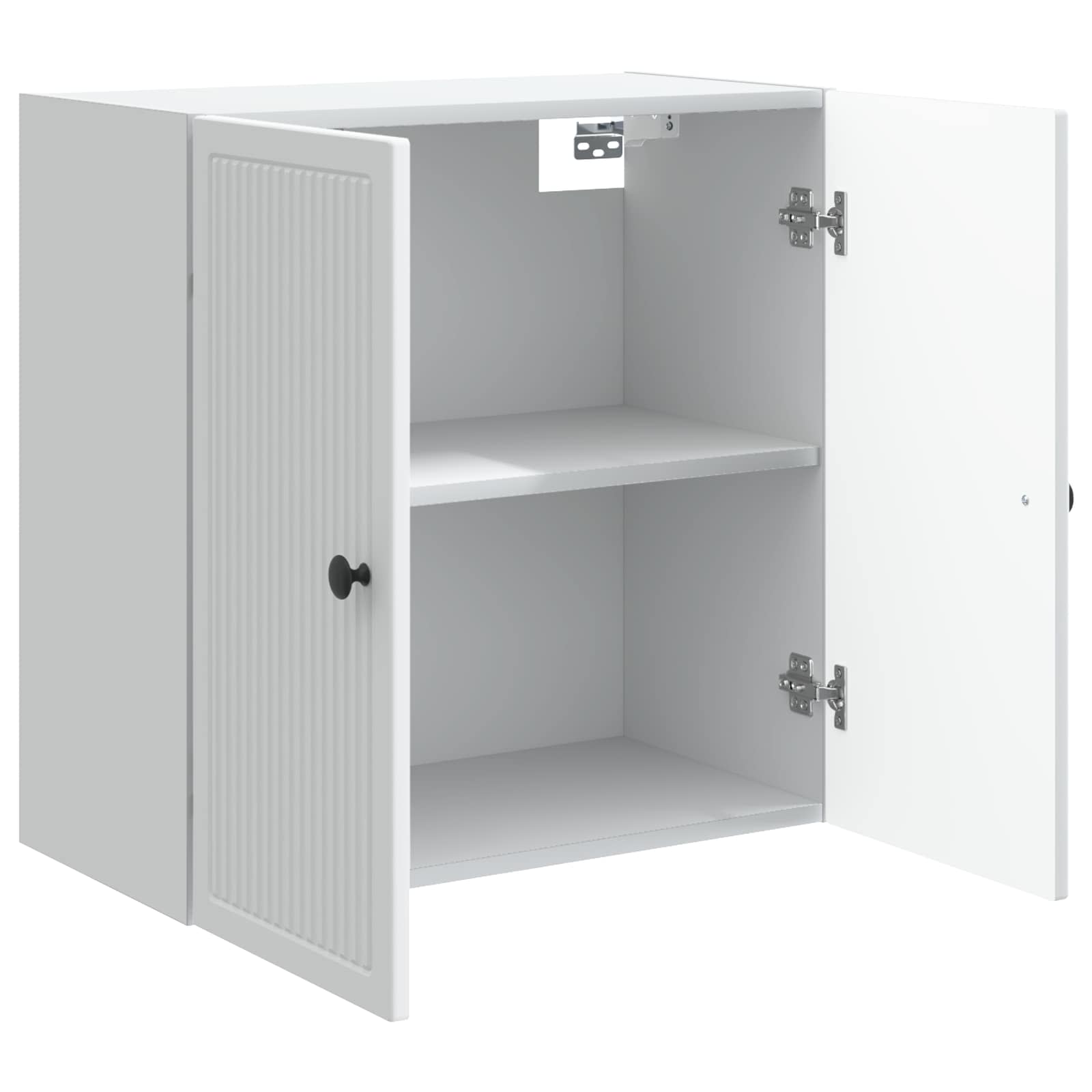 vidaXL Wall-Mounted Cabinet White 59 x 31 x 60 cm Engineered Wood 3