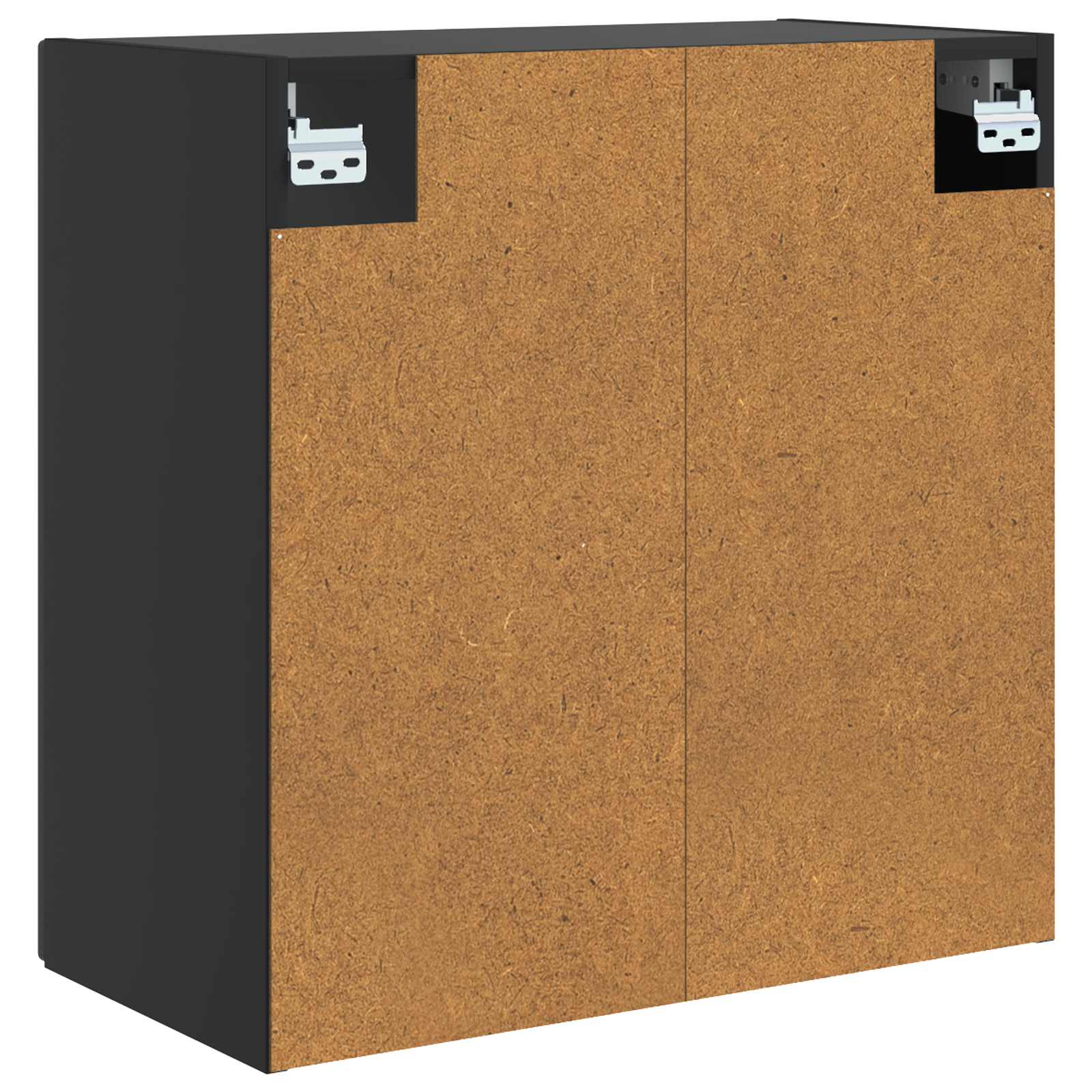 vidaXL Wall-Mounted Cabinet Black 59 x 31 x 60 cm Engineered Wood 6