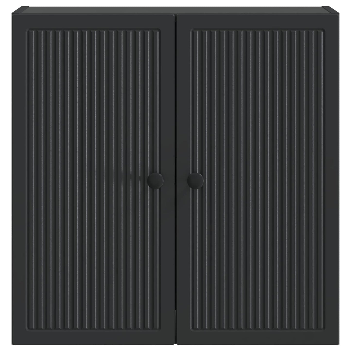 vidaXL Wall-Mounted Cabinet Black 59 x 31 x 60 cm Engineered Wood 4