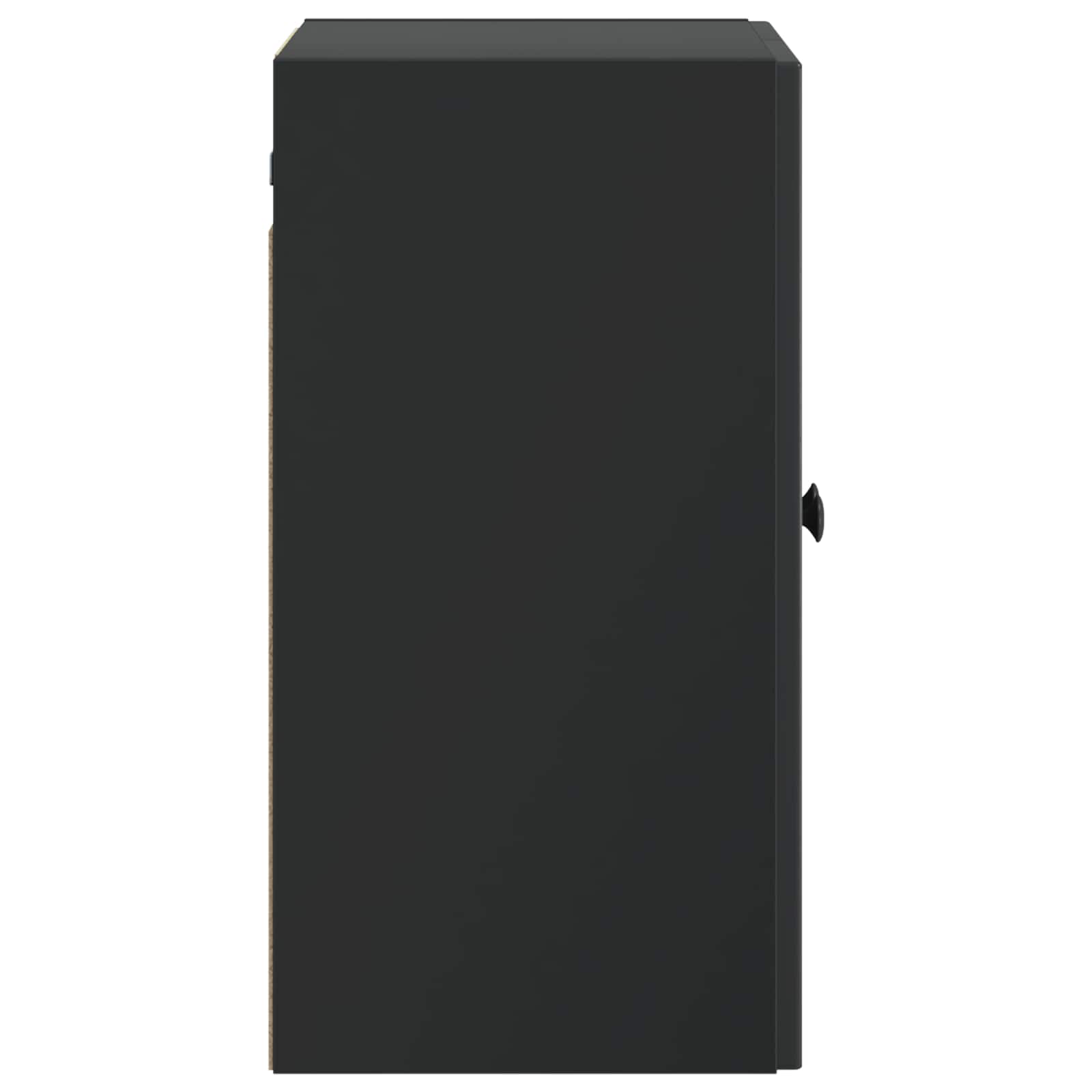 vidaXL Wall-Mounted Cabinet Black 59 x 31 x 60 cm Engineered Wood 5