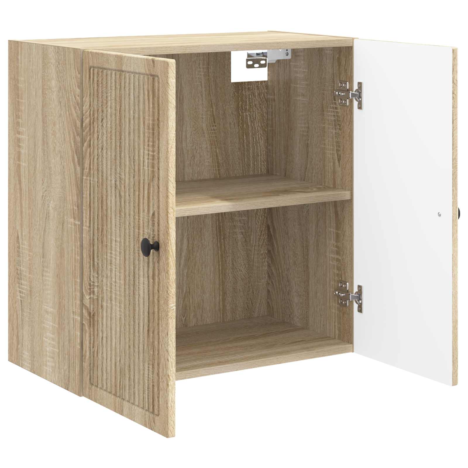 vidaXL Wall-Mounted Cabinet Sonoma Oak 59 x 31 x 60 cm Engineered Wood 3