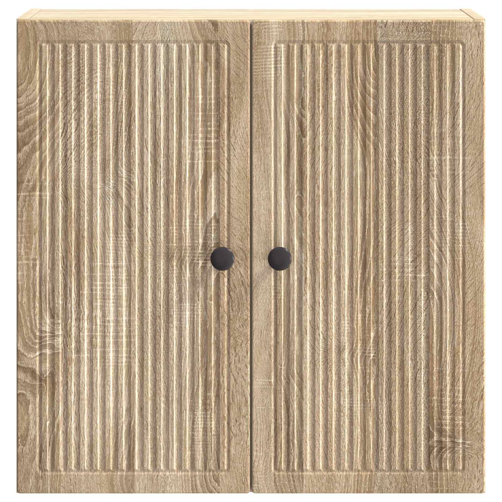 vidaXL Wall-Mounted Cabinet Sonoma Oak 59 x 31 x 60 cm Engineered Wood 4