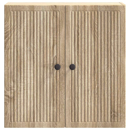 vidaXL Wall-Mounted Cabinet Sonoma Oak 59 x 31 x 60 cm Engineered Wood 4