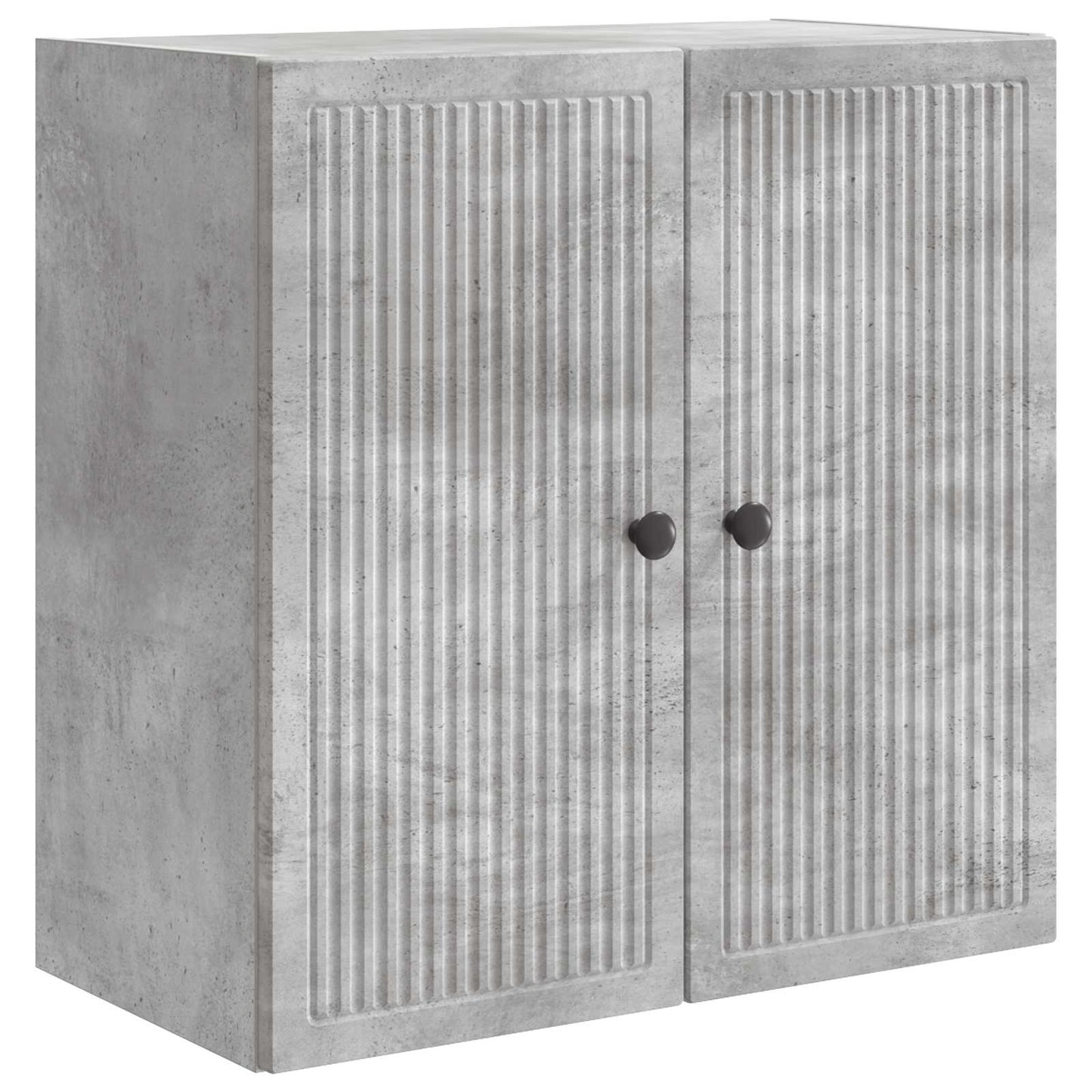 vidaXL Wall-Mounted Cabinet Concrete Grey 59 x 31 x 60 cm 2