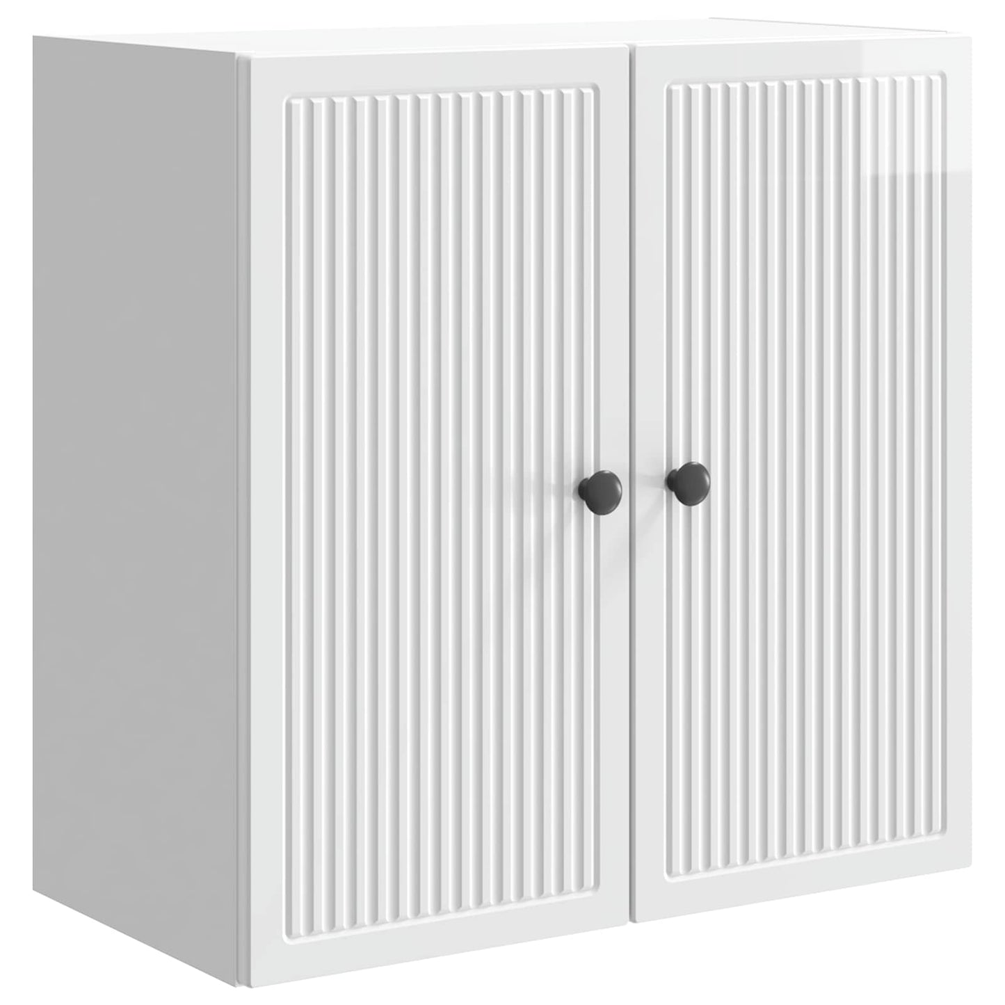 vidaXL Wall-Mounted Cabinet High Gloss White 59 x 31 x 60 cm 2