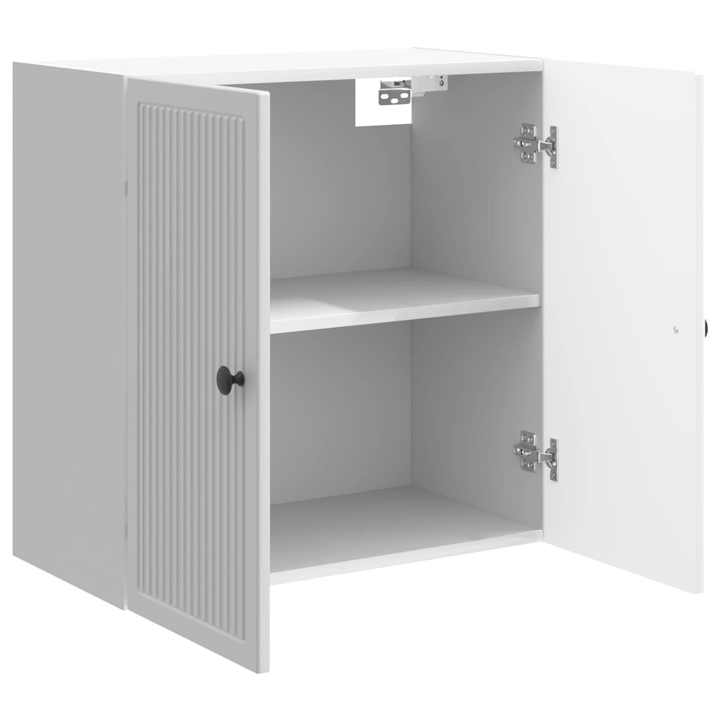 vidaXL Wall-Mounted Cabinet High Gloss White 59 x 31 x 60 cm 3