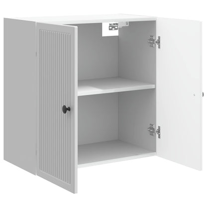 vidaXL Wall-Mounted Cabinet High Gloss White 59 x 31 x 60 cm 3