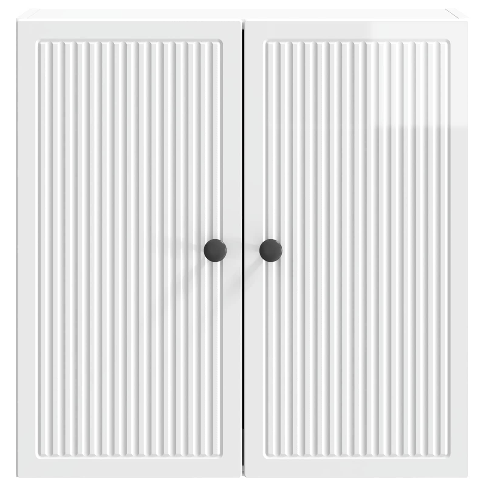 vidaXL Wall-Mounted Cabinet High Gloss White 59 x 31 x 60 cm 4