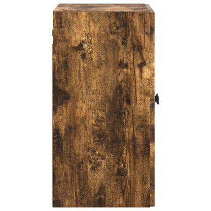 vidaXL Wall-Mounted Cabinet Smoked Oak 59 x 31 x 60 cm Engineered Wood 5