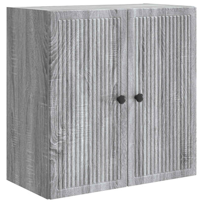 vidaXL Wall-Mounted Cabinet Grey Sonoma 59 x 31 x 60 cm 2