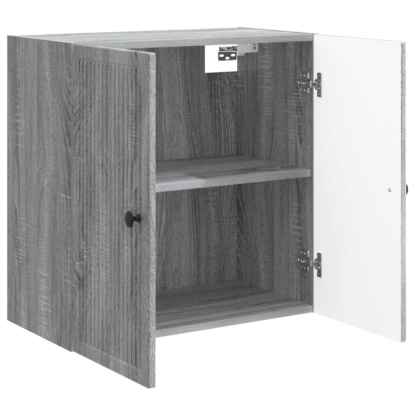 vidaXL Wall-Mounted Cabinet Grey Sonoma 59 x 31 x 60 cm 3