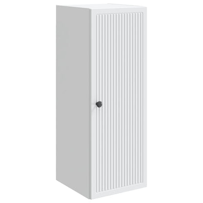 vidaXL Wall-Mounted Cabinet White 33 x 34.5 x 90 cm Engineered Wood 2