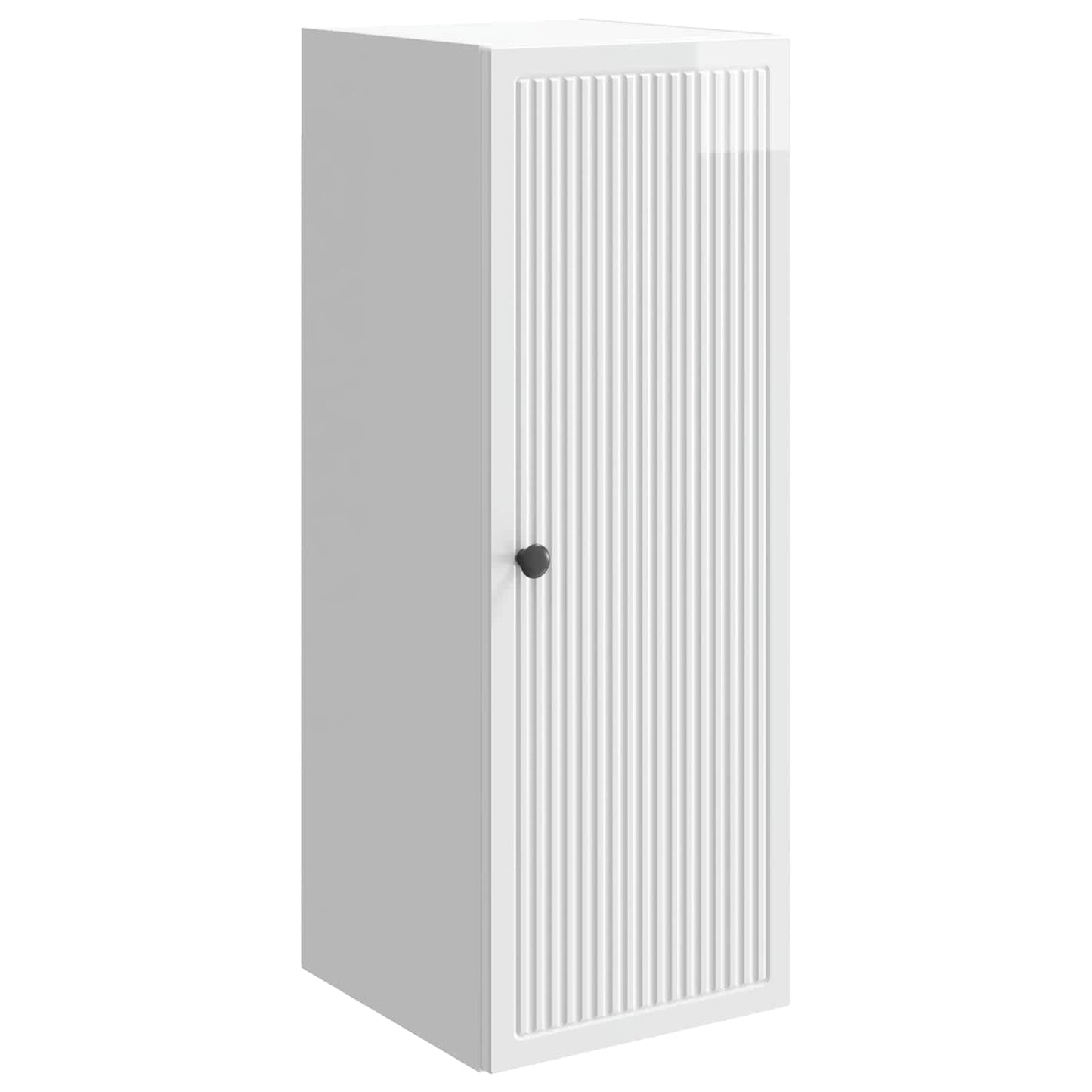 vidaXL Wall-Mounted Cabinet High Gloss White 33 x 34.5 x 90 cm 2