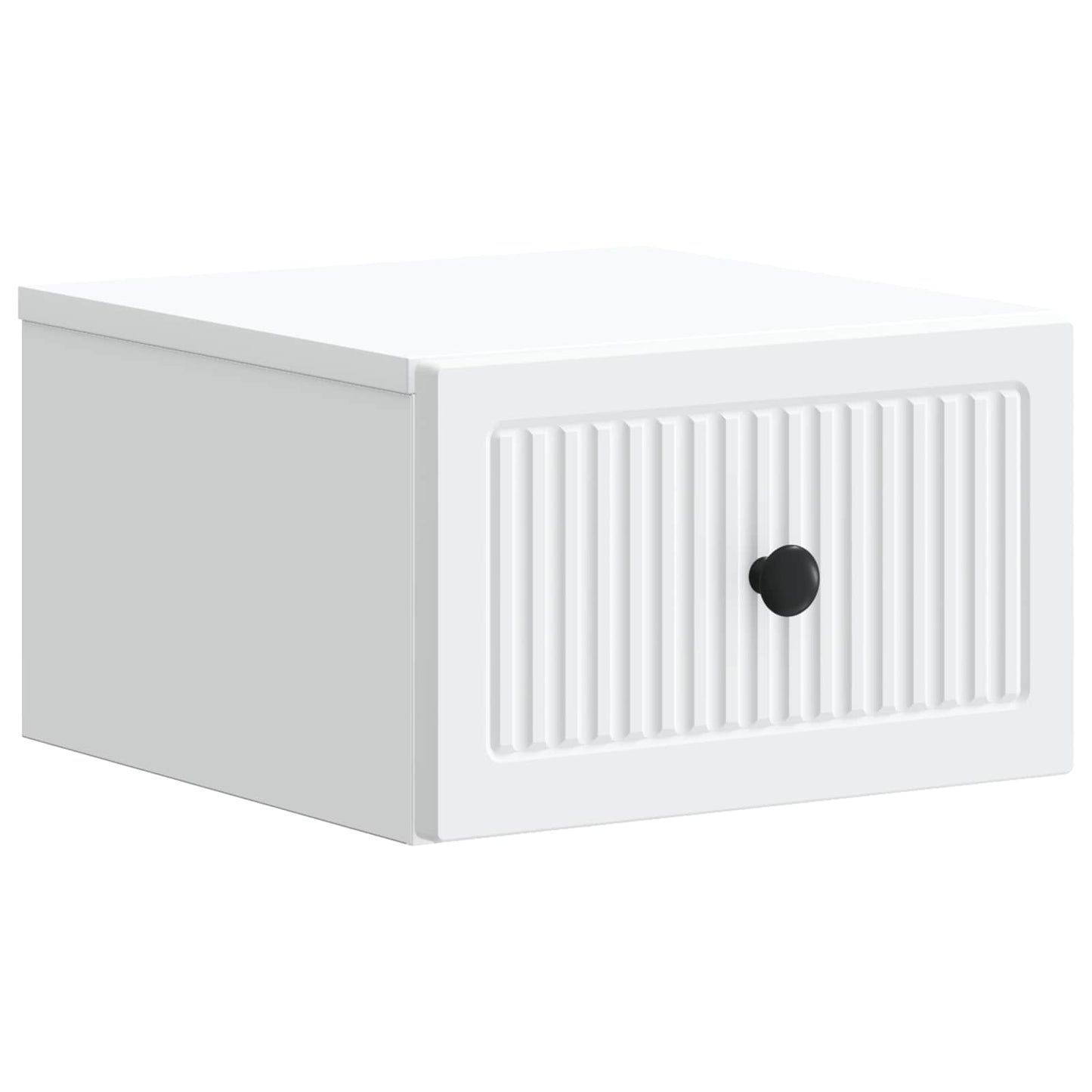 vidaXL Wall-Mounted Bedside Cabinet 2 pcs White 33 x 34.5 x 20 cm 5