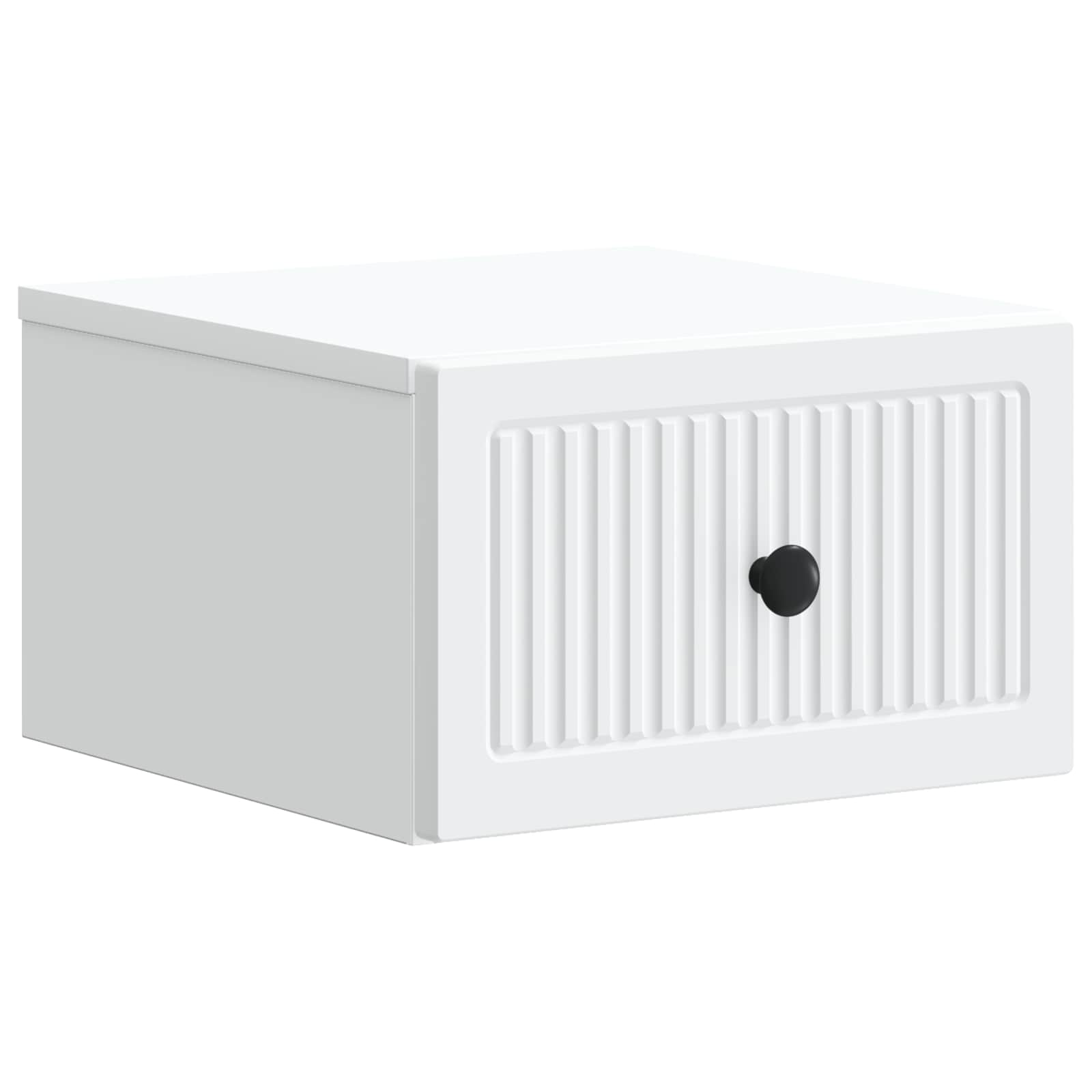 vidaXL Wall-Mounted Bedside Cabinet 2 pcs White 33 x 34.5 x 20 cm 5