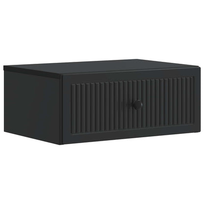 vidaXL Bedside Cabinet 2 pcs Black 49 x 34.5 x 20 cm Engineered Wood 5