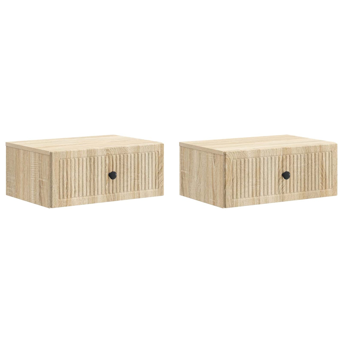 vidaXL Bedside Cabinet 2 pcs Sonoma Oak 49 x 34.5 x 20 cm 2