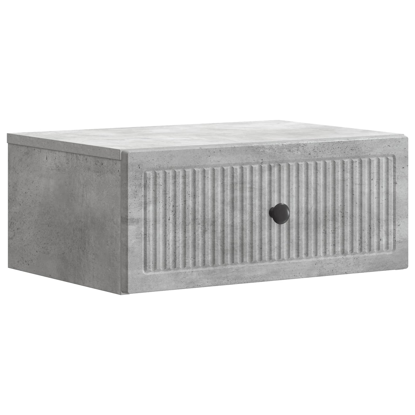 vidaXL Bedside Cabinet 2 pcs Concrete Grey 49 x 34.5 x 20 cm 5