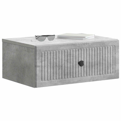 vidaXL Bedside Cabinet 2 pcs Concrete Grey 49 x 34.5 x 20 cm 3