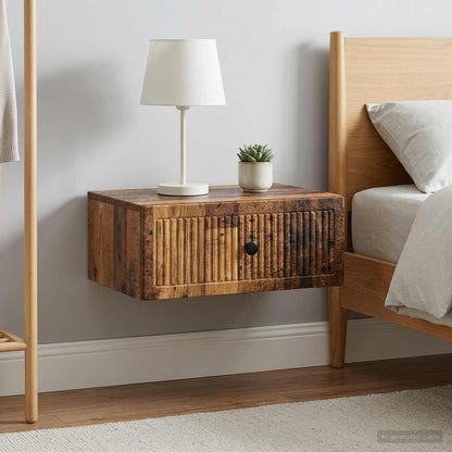 vidaXL Bedside Cabinet 2 pcs Old Wood 49 x 34.5 x 20 cm 1