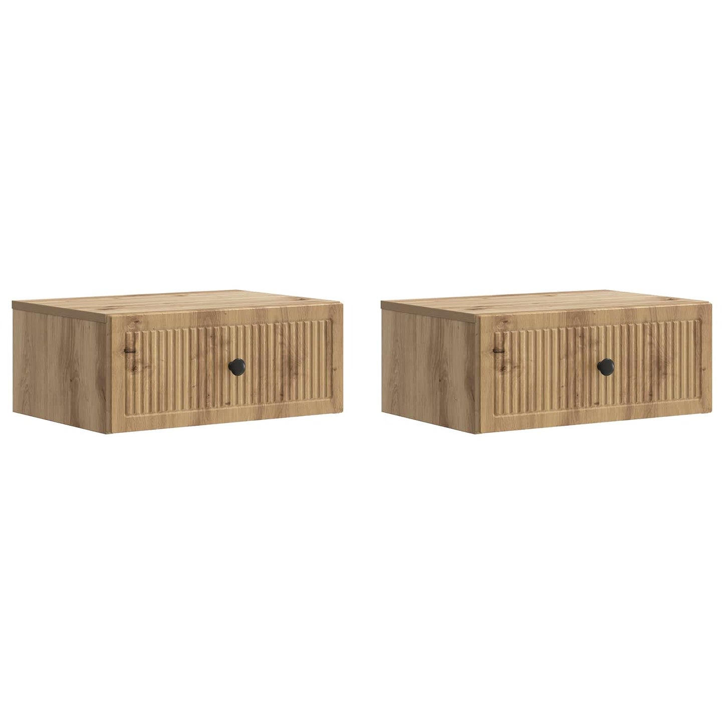 vidaXL Bedside Cabinet 2 pcs Artisan Oak 49 x 34.5 x 20 cm 2