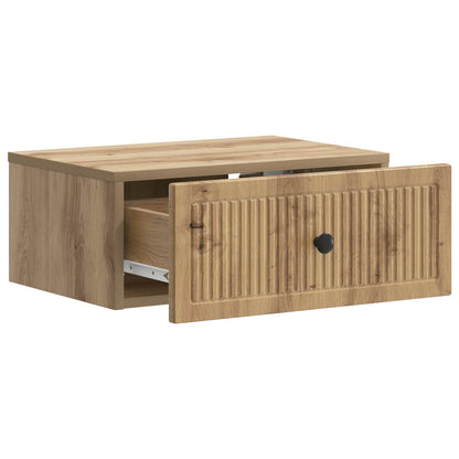 vidaXL Bedside Cabinet 2 pcs Artisan Oak 49 x 34.5 x 20 cm 6