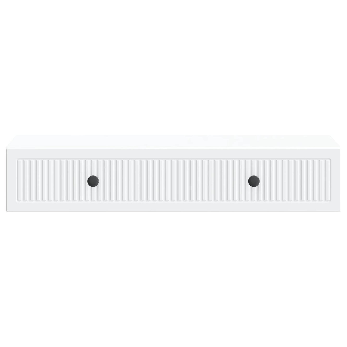 vidaXL Wall-Mounted Side Table Wall-mounted White 87.5 x 34.5 x 17 cm 5