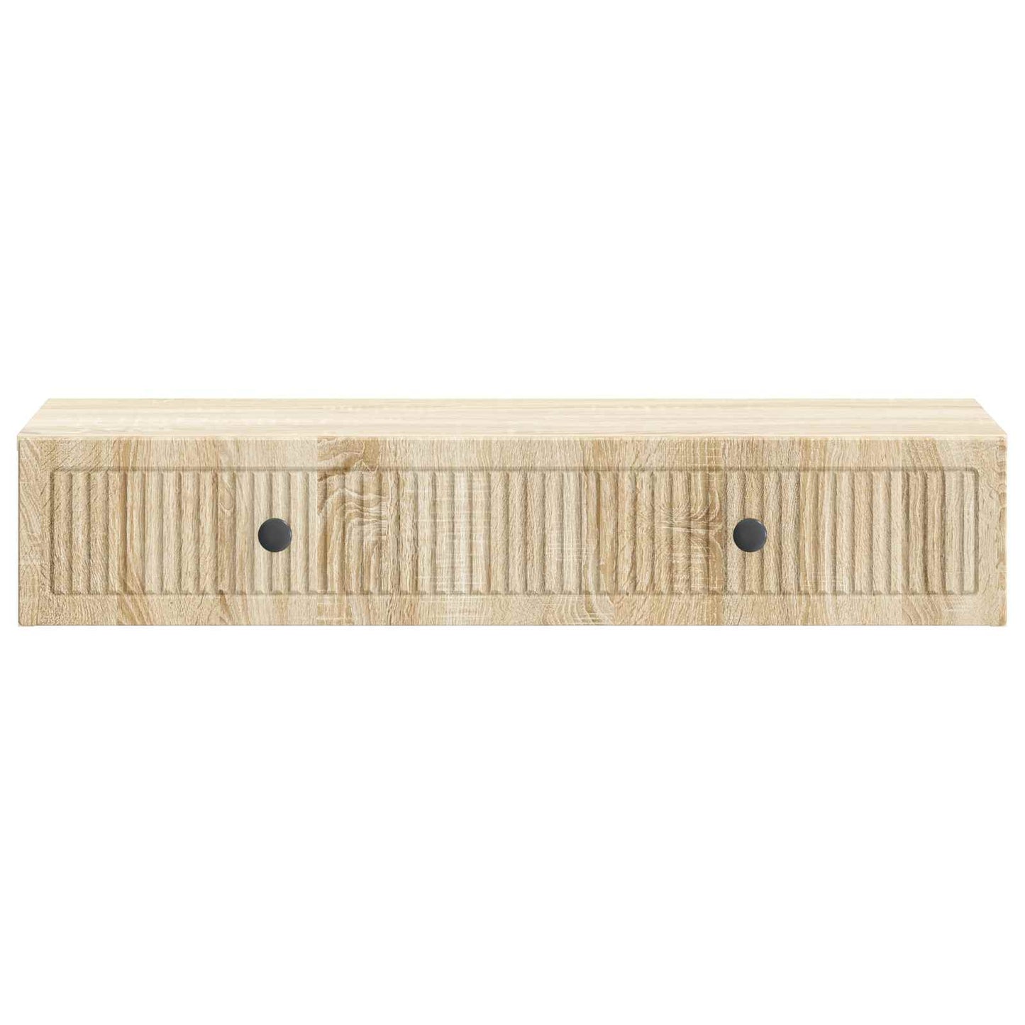 vidaXL Wall-Mounted Side Table Sonoma Oak 87.5 x 34.5 x 17 cm 5