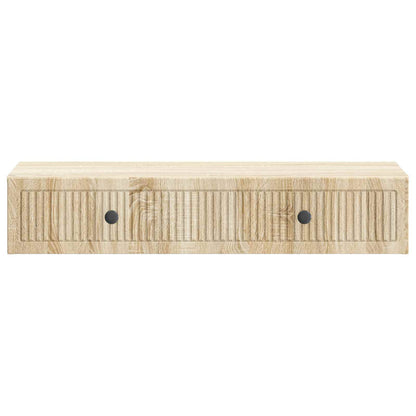 vidaXL Wall-Mounted Side Table Sonoma Oak 87.5 x 34.5 x 17 cm 5