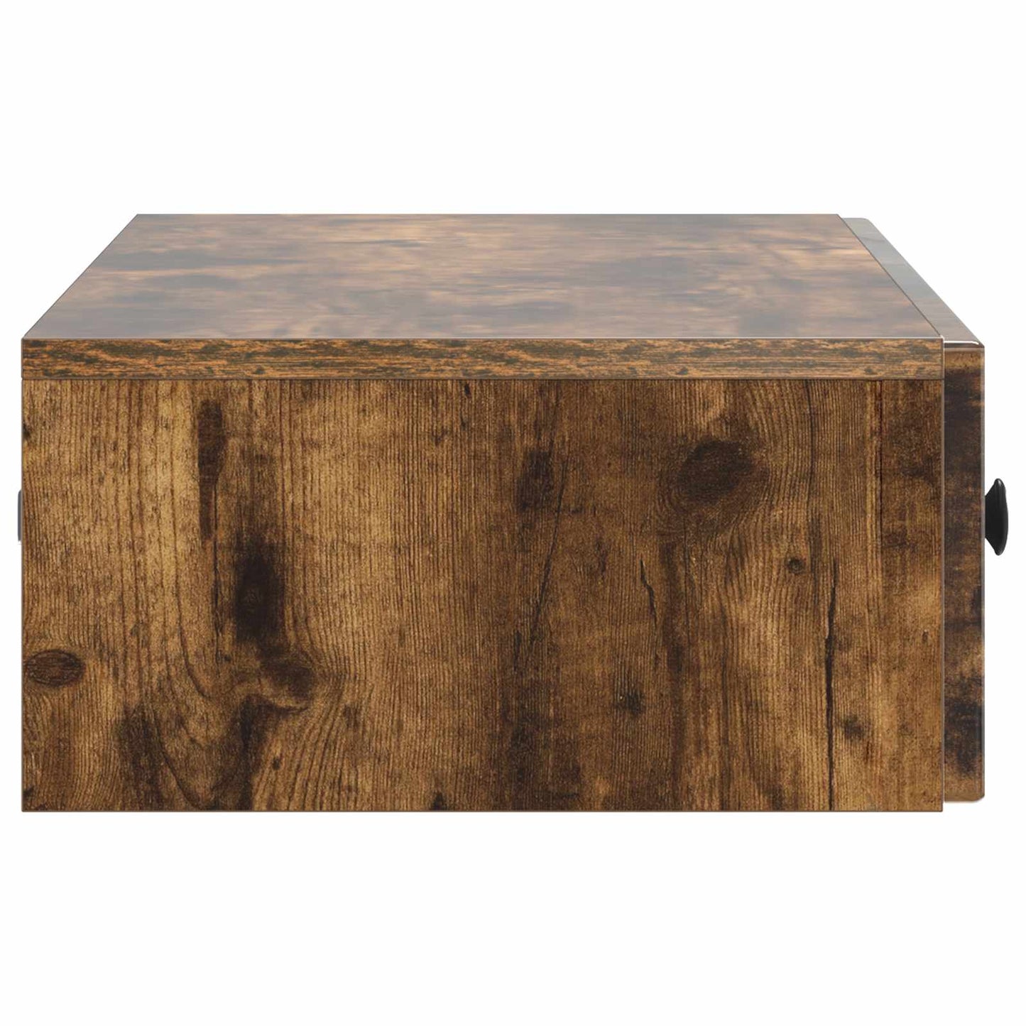 vidaXL Wall-Mounted Side Table Smoked Oak 87.5 x 34.5 x 17 cm 6